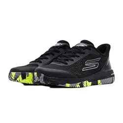 Giày Tennis/Pickleball Nam Skechers Go Black Green 246069C-BLK Màu Đen Size 40