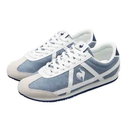 Giày Thể Thao Le Coq Sportit Low Top Shoes Màu Trắng - Xanh Nhạt Size 41