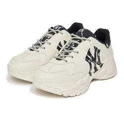 Giày Thể Thao MLB BigBall Chunky Diamond Monogram New York Yankees Black 3ASHCDM2N-50BKS Màu Trắng Size 36.5