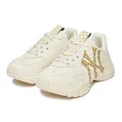 Giày Thể Thao MLB Bigball Chunky Monogram LT New York Yankees 3ASHCM01N-50IVS Màu Trắng Size 36.5