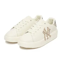 Giày Thể Thao MLB Chunky Classic Heel Dia Monogram NY Yankees 3ASXAM82N-50BGS Màu Trắng Size 36.5