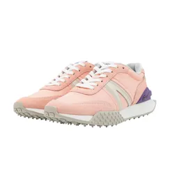 Giày Thể Thao Nữ Lacoste Women's L-Spin Deluxe Mixed Material Trainers 46SFA0006 208 Màu Hồng Size 3.5