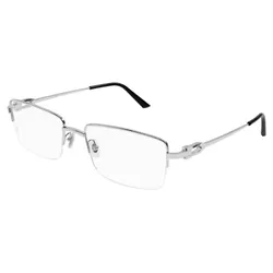 Gọng Kính Nam Cartier CT0319O 002 Màu Đen Bạc