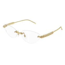 Gọng Kính Nữ Cartier CT0565O 001 Màu Vàng Gold