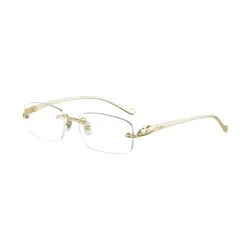 Gọng Kính Unisex Cartier CT0061O 002 Màu Vàng Gold