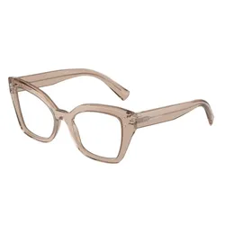 Kính Mắt Cận Dolce & Gabbana D&G DG3386 3432 Chameau Transparent Màu Hồng Nhạt