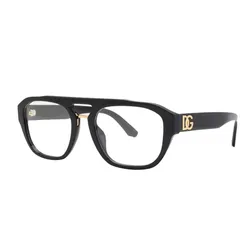 Kính Mắt Cận Unisex Dolce & Gabbana D&G Tag Gold DG3415 501 Màu Đen