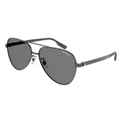 Kính Mát Montblanc Smart Sporty MB0182S-007 Sunglasses Màu Xám