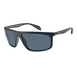 Kính Mát Nam Emporio Armani Matte Blue/Rubber Grey EA4212U 508880 Màu Xanh Đen