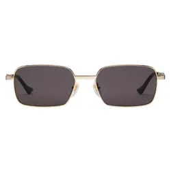 Kính Mát Nam Gucci Rectangular-frame Sunglasses GG1495S 002 Màu Xám