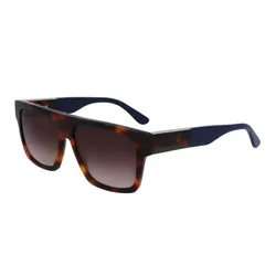 Kính Mát Nam Lacoste Brown Gradient Browline Men Sunglasses L984S 240 57 Màu Nâu Havana