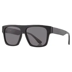 Kính Mát Nam Lacoste Grey Browline Men's Sunglasses L984S 001 57 Màu Đen Xám