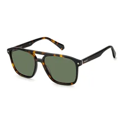 Kính Mát Nam Polaroid Polarized Squared Navigator Sunglasses PLD2118SX 0086UC 57 Màu Xanh Green