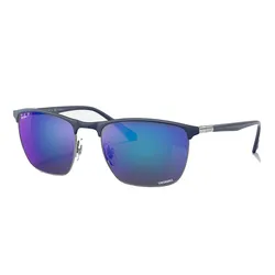 Kính Mát Nam Rayban Genuine Sunglasses 3686 Polarized RB3686 92044L Màu Xanh Đen