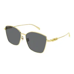 Kính Mát Nữ Gucci Sunglasses GG1805SA 001 Màu Xám Vàng