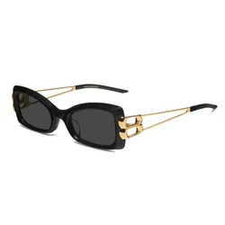 Kính Mát Unisex Gentle Monster GM Nemesis 01 Màu Đen Vàng