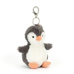 Móc Khóa Jellycat Penguin Màu Trắng Xám