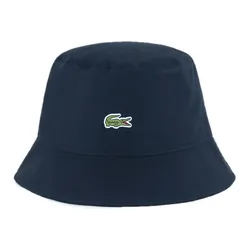 Mũ Lacoste Bucket Hat Cotton Material RK217E HDE Màu Xanh Navy Size M