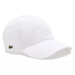 Mũ Lacoste Organic Cotton Twill Unisex Cap RK0440 001 Màu Trắng