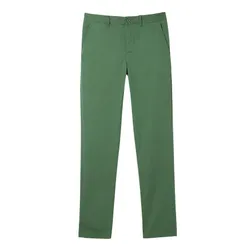 Quần Dài Nam Lacoste Classic Slim Fit Stretch Cotton Trousers HH2661 KX5 Màu Xanh Lá Size 33
