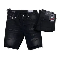 Quần Short Nam CPS Chaps Denim Collection Original Design Màu Đen Xám