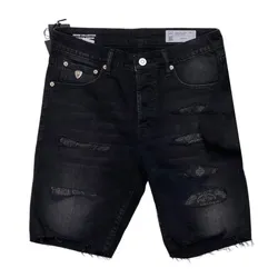 Quần Short Nam CPS Chaps Xước Black Màu Đen