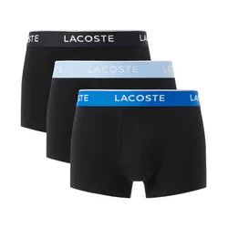 Set 3 Quần Lót Nam Lacoste Trunk 3 Pack 5H1297 B68 Màu Đen Size S
