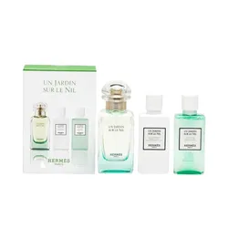 Set Nước Hoa Unisex Hermès Un Jardin Sur Le Nil (EDT 50ml + Body Lotion 40ml + Body Shower Gel 40ml)