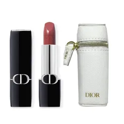 Set Son Dior Rouge Satin 720 Icone Màu Hồng Đất + Box Son Trắng