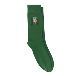 Tất Lacoste Unisex Shield Accent Socks RA9313 51 132 Màu Xanh Green
