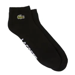 Tất Unisex Lacoste Sport Branded Stretch Cotton Low Cut Socks RA4184-51 Màu Đen