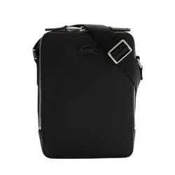 Túi Đeo Chéo Nam Lacoste Chantaco Pique Leather NH3271CE 000 Màu Đen