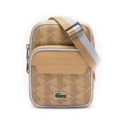 Túi Đeo Chéo Nam Lacoste Men's Small The Blend Satchel NH4585BG Màu Be