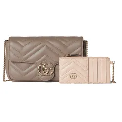 Túi Đeo Chéo Nữ Gucci GG Marmont Small Shoulder Bag ‎751526 AAEKI 1543 Màu Nâu Sẫm