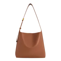 Túi Đeo Vai Nữ Charles & Keith CNK Edna Tote Bag Chocolate CK2-40270966-1 Màu Nâu