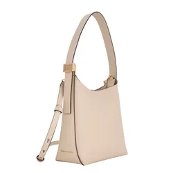 Túi Đeo Vai Nữ Charles & Keith CNK Edna Bucket Bag Oat CK2-10782671 Màu Kem