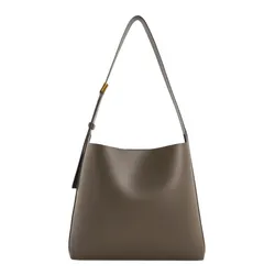 Túi Đeo Vai Nữ Charles & Keith CNK Edna Tote Bag Dark Moss CK2-40270966-1 Màu Rêu