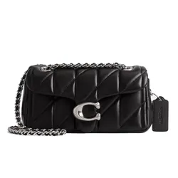 Túi Đeo Vai Nữ Coach Tabby Shoulder Bag 20 With Pillow Quilting Màu Đen