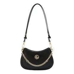 Túi Đeo Vai Nữ Lyn Mona Mini Shoulder Bag - Black LL25CBF035 Màu Đen