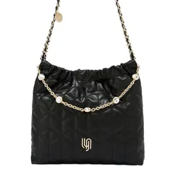 Túi Đeo Vai Nữ Lyn Monet Party Infinite L Shoulder Bag - Black LL24MBF399 Màu Đen