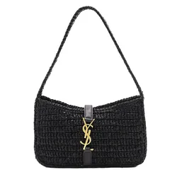 Túi Đeo Vai Nữ Yves Saint Laurent YSL Raffia Mini Màu Đen