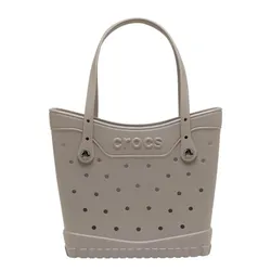 Túi Tote Nữ Crocs Classic Medium Woman Tote Bag - Taupe Màu Taupe