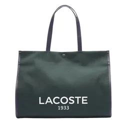Túi Tote Lacoste Hertiage Canvas Cotton Tote Bag NU4342TD 00 M87 Màu Xanh Rêu