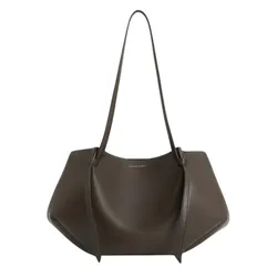 Túi Tote Nữ Charles & Keith CNK Calla Tote Bag Dark Moss CK2-30671662 Màu Xanh Rêu