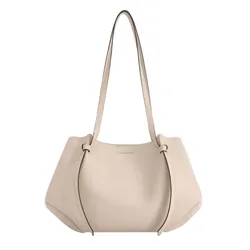 Túi Tote Nữ Charles & Keith CNK Calla Tote Bag Oat CK2-30671662 Màu Trắng