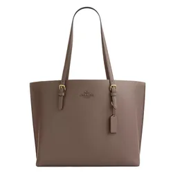 Túi Tote Nữ Coach Mollie Bag Gold/ Dark Stone CV968 Màu Xám Nâu