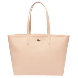 Túi Tote Nữ Lacoste Women's Anna Zip NF4823AA-Q64 Pink Bags Màu Hồng Phấn