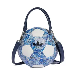 Túi Xách Nữ Adidas Originals X Liberty London Soccer Bag JD5424 Màu Xanh Trắng