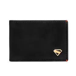 Ví Da Nam Fossil Superman x Fossil Derrick Money Clip Bifold ML4706001 Màu Đen