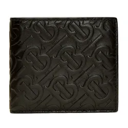 Ví Nam Burberry Monogram Embossed Bifold Wallet 8017645 Màu Đen